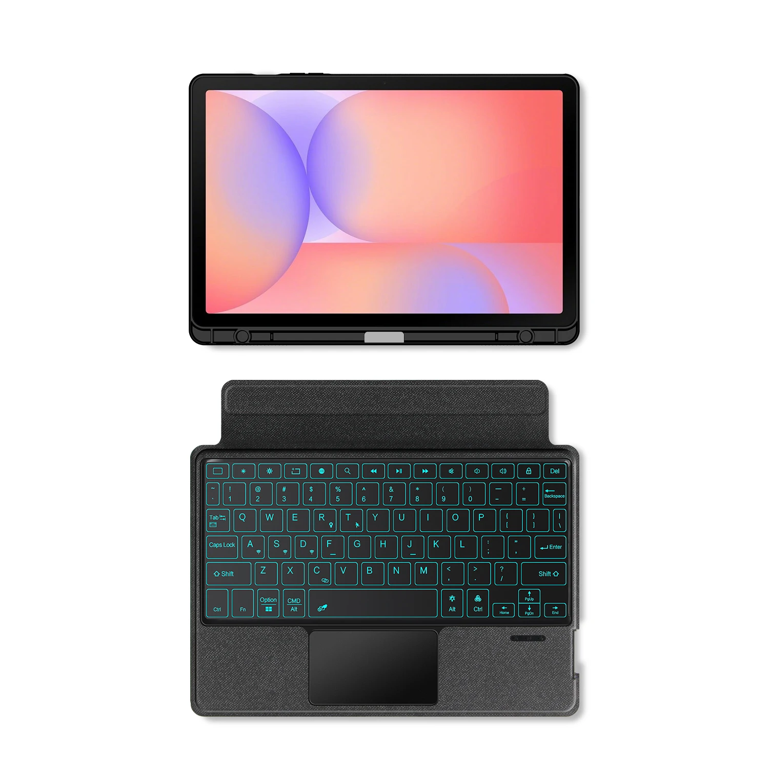 Custodia con tastiera magica staccabile per Samsung Galaxy Tab S10 Lite 10.9 SM-X400 X406B Tab S10 FE/S9FE S8 S7 con copertura portapenne