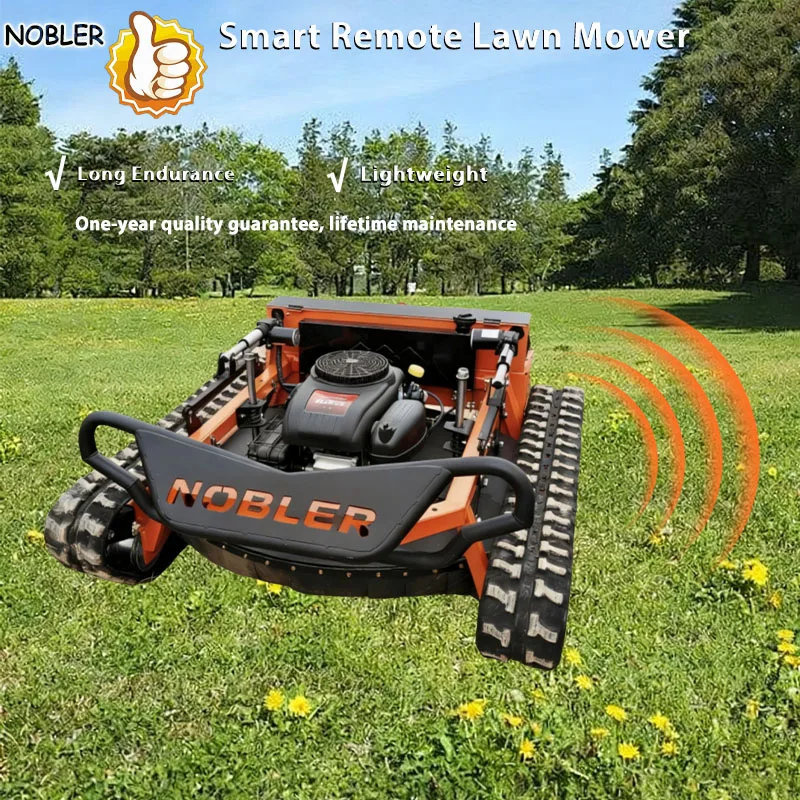 전지형 탱크 트랙 산업용 4행정 가솔린/608CC 엔진 제설기 제어 잔디깎이 200m 범위