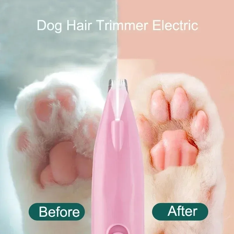 Dog Hair Trimmer Electric Dog Cutter Professional Pet Foot Hair Trimmer Cat Grooming Hairdresser Scissors Butt Ear Pedicator