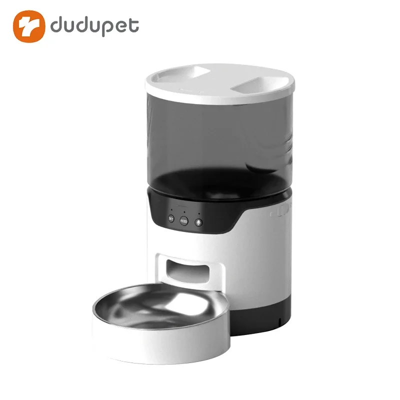Dudupet Smart Wi-Fi с дистанционным управлением, интеллектуальная кормушка для домашних животных 3 л, автоматическая электронная кормушка