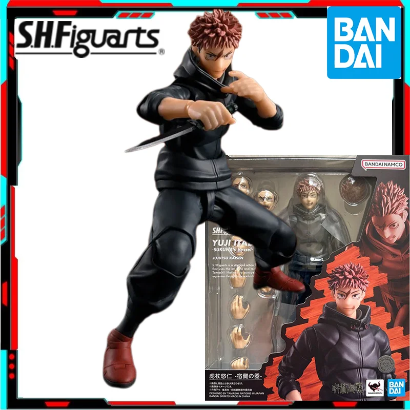 

Original In Stock Bandai S.H.Figuarts Yuji Itadori Sukuna's Vessel Jujutsu Kaisen Anime Figure Action Model Collectible Toys