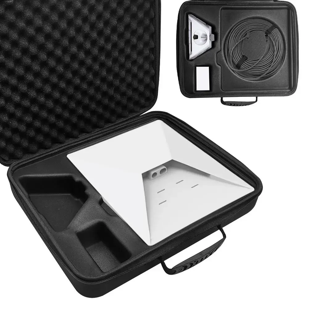 Imagem -04 - Transporte Duro para Starlink Mini Kit Case Viagem Bolsa Armazenamento Proteção à Prova Impermeável Água com Vários Compartimentos 1pc Case de