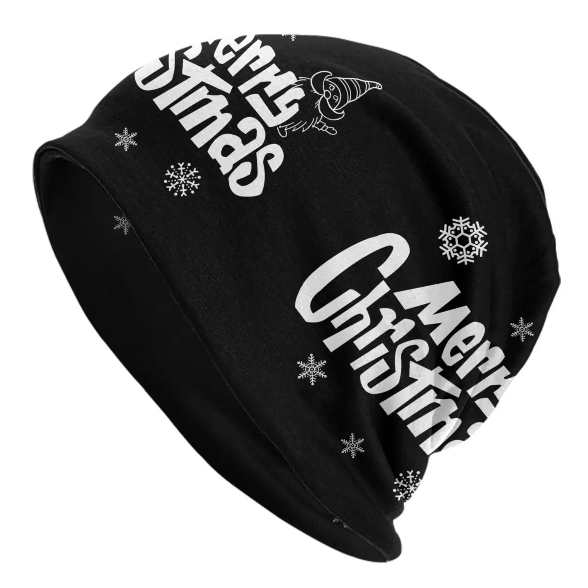 مخصص عيد الميلاد الرنة Skullies Beanies قبعات الرجال النساء بارد شتاء دافئ متماسكة قبعة الكبار عيد الميلاد الشتاء بونيه القبعات #1