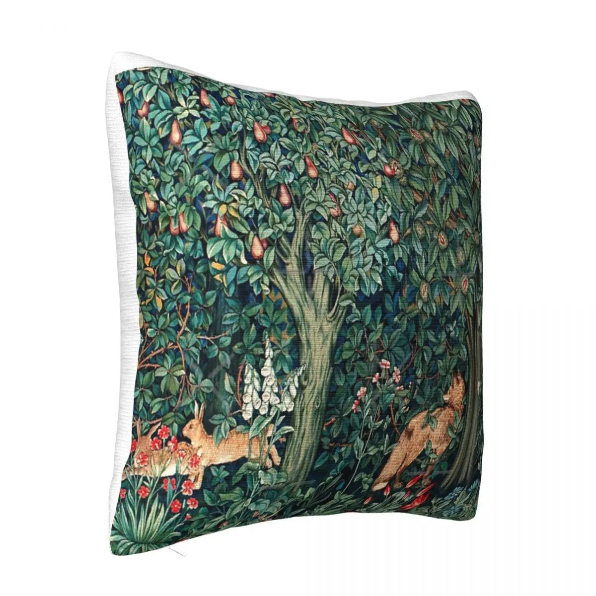 Greenery Forest Animals Fox And Hares Pillows Dakimakura Cover Throw Pillow Covers Pillow Case Pillow Cover