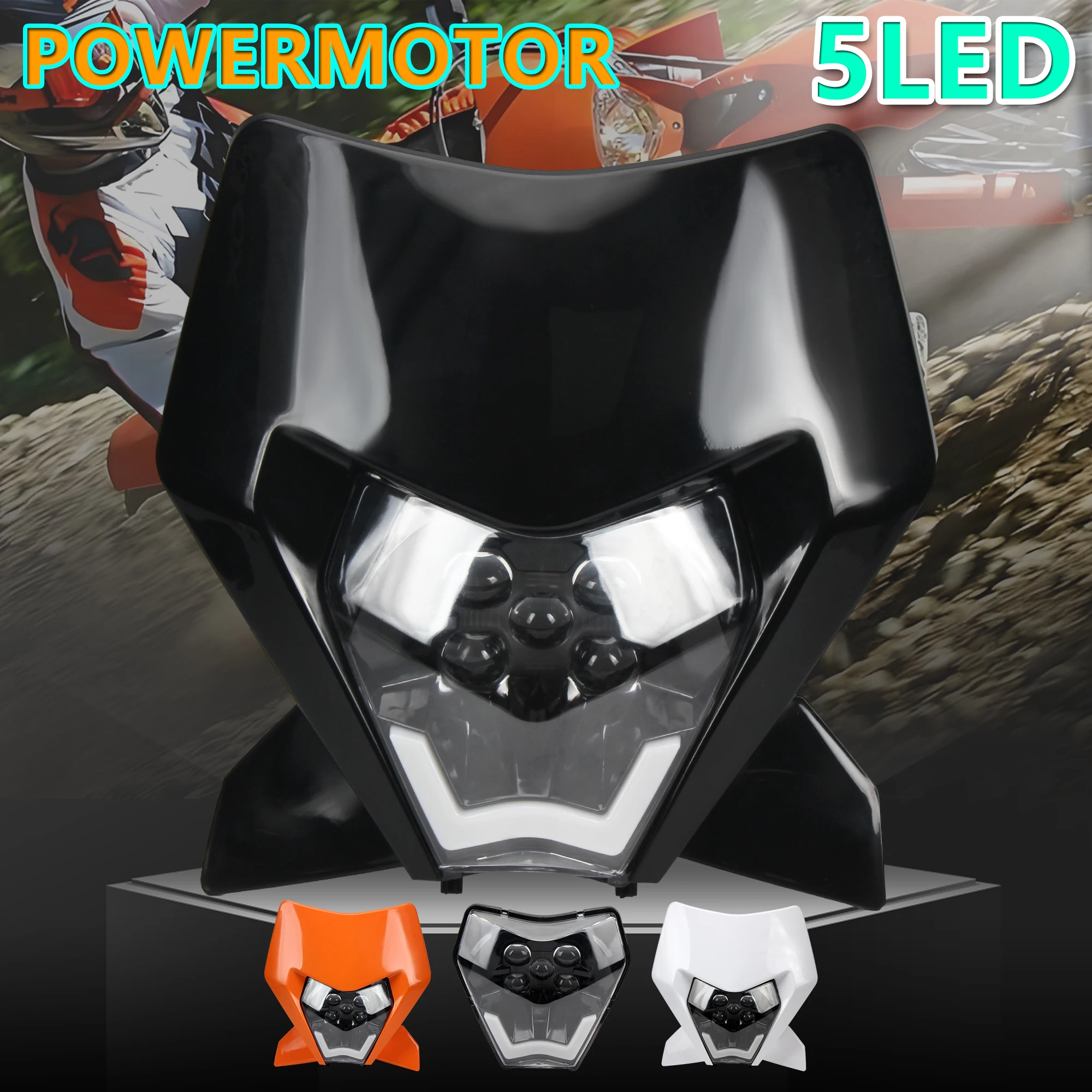 �y�Z�[�����zKTM EXC SX MX 250 300 450�p 2024�N���f�� �o�C�N�pLED�w�b�h���C�g �t�F�A�����O ���g�N���X �w�b�h���C�g �A�N�Z�T���[ �X�[�p�[���g �G���f���[�� �_�[�g�o�C�N