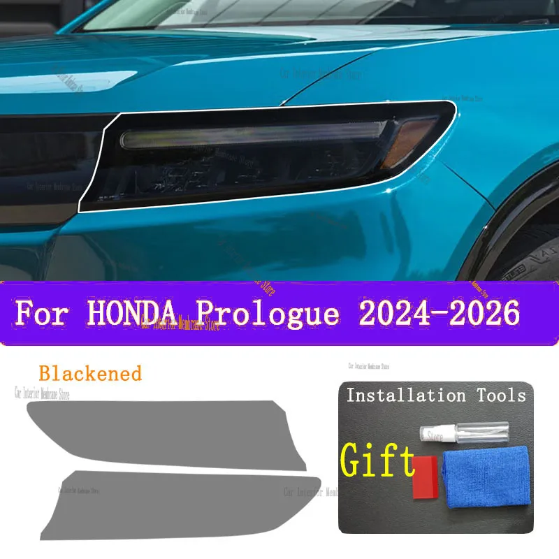 

For HONDA Prologue (2024-2026) TPU smoked black light film modification accessories, car light protection film