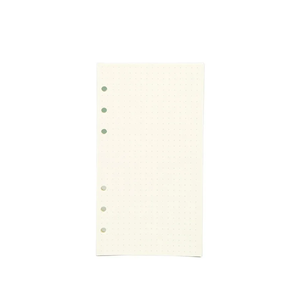 

45Sheet Loose-Leaf Notebook Refill Paper Refill Spiral Binder Line Grid A5 A6 A7 Inner Refill Paper 6-hole