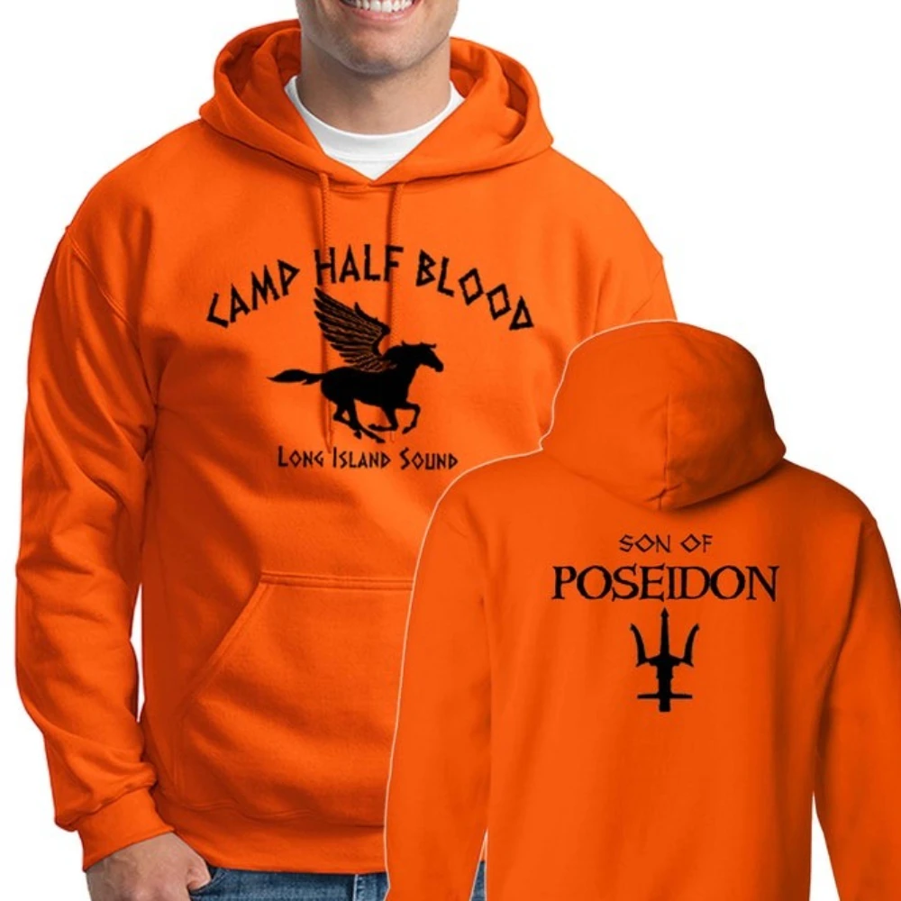 Camp Half Blood Hoodie Percy Jackson Halloween Sweatshirt Double Sided Printing Men Women Casual Sweatshirts Streetwear Hoodies