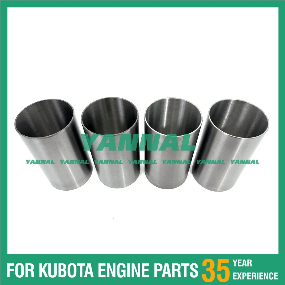 Nowy tuleja cylindrowa 4PCS V2403 V2203 (półprodukt) dla tuleja cylindrowa Kubota