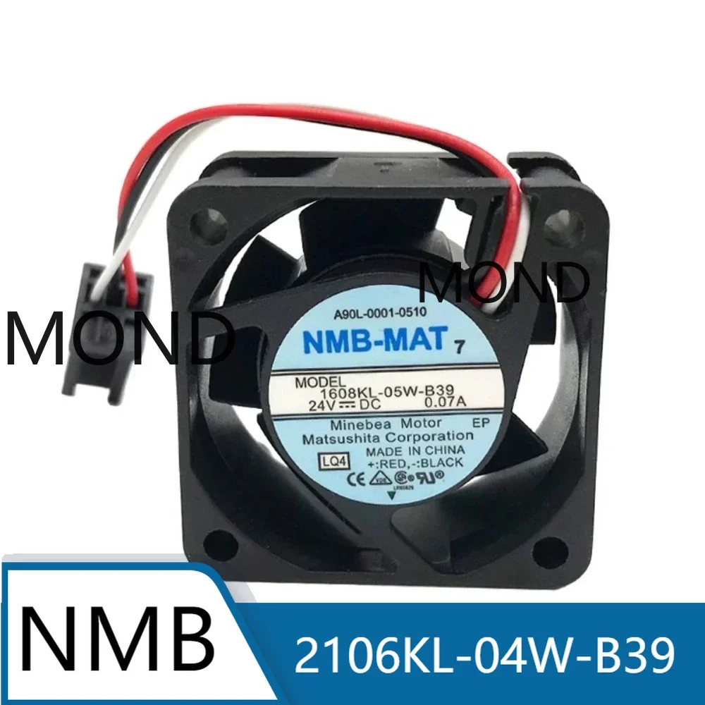 

NMB 1608KL-05W-B39 Server Cooling Fan NMB-MAT for FANUC System Servo Drive CPU Inverter Radiator Cooler 24V 4020 4CM 3 Wire