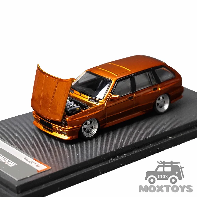 Mortal 1:64 E30 negro/azul/naranja Ordinary Lowrider Limited799 coche modelo fundido a presión