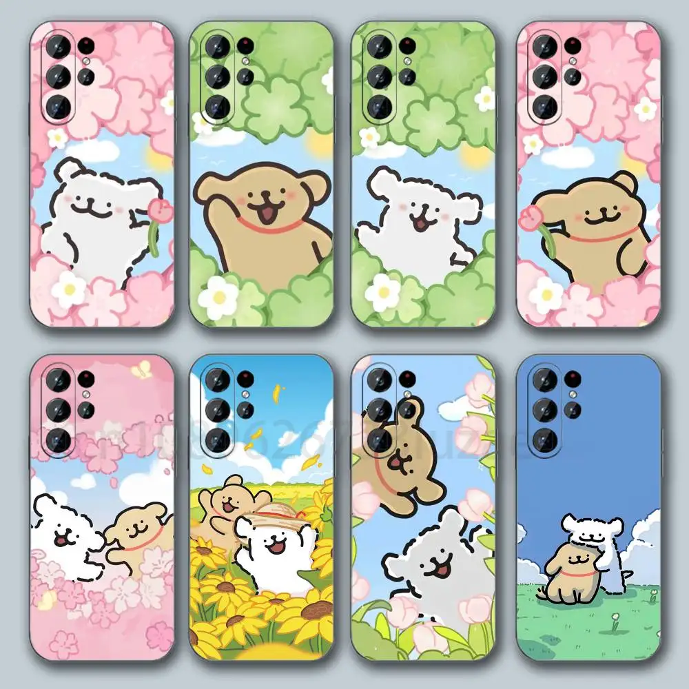 M-Malteses For Samsung Galaxy S26 S25 S24 S23 S22 S21 FE Plus Ultra Cover TPU Shockproof Phone Cover S 25 24 23 22