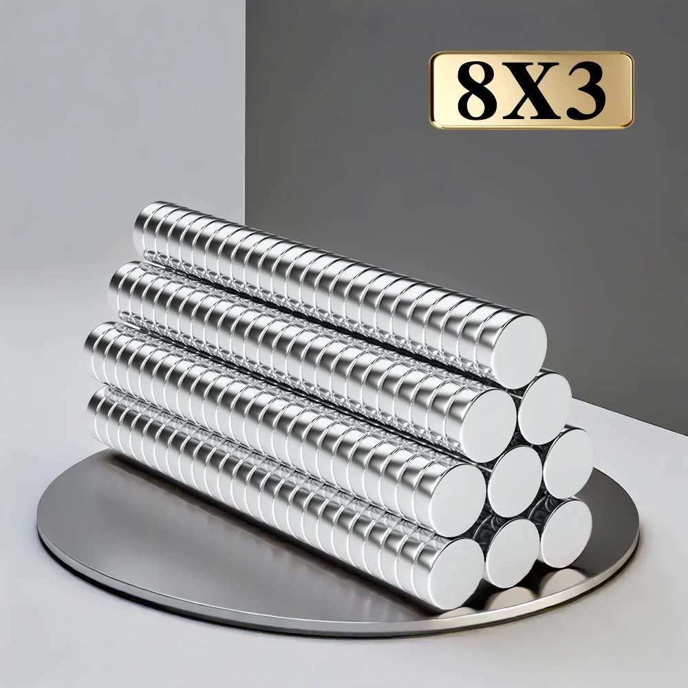 8x3mm imans Refrigerator magnets for DIY Office Whiteboard Workshop Suitable Tools Home Workplace