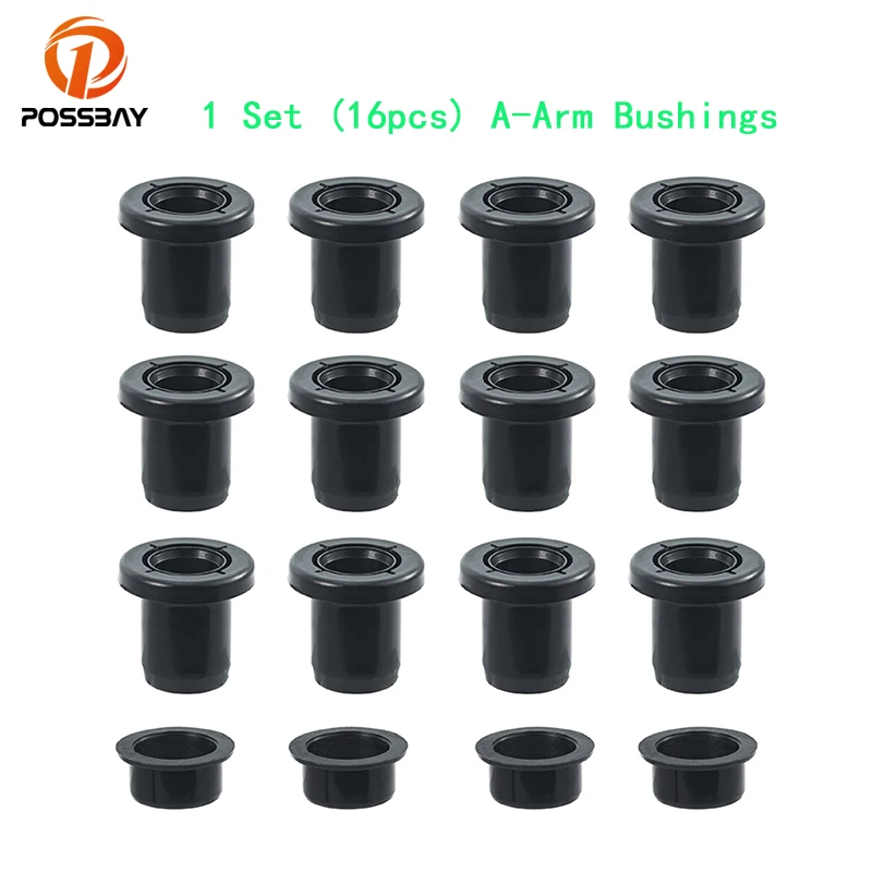 Motorcycle Front Suspension A-Arm Bushings Plastic Black Shock Absorber for POLARIS RZR XP 1000 2014-2016 RZR XP 1000 TURBO 2016