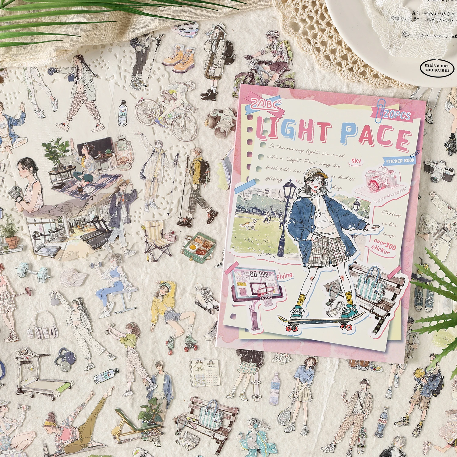 

20 листов, удобная серия Life Record, легкие ретро-наклейки для домашних животных, креативное украшение, дневник «сделай сам», альбом для вырезок ручной работы