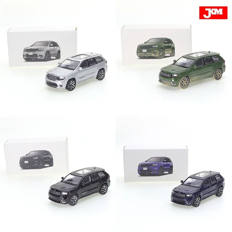 JKM-Diecast Alloy Model Car para Crianças, Jeep Grand Cherokee Trackhawk Series, SUV Car, Amigos Presentes, Colecionar Ornamentos, Brinquedos para