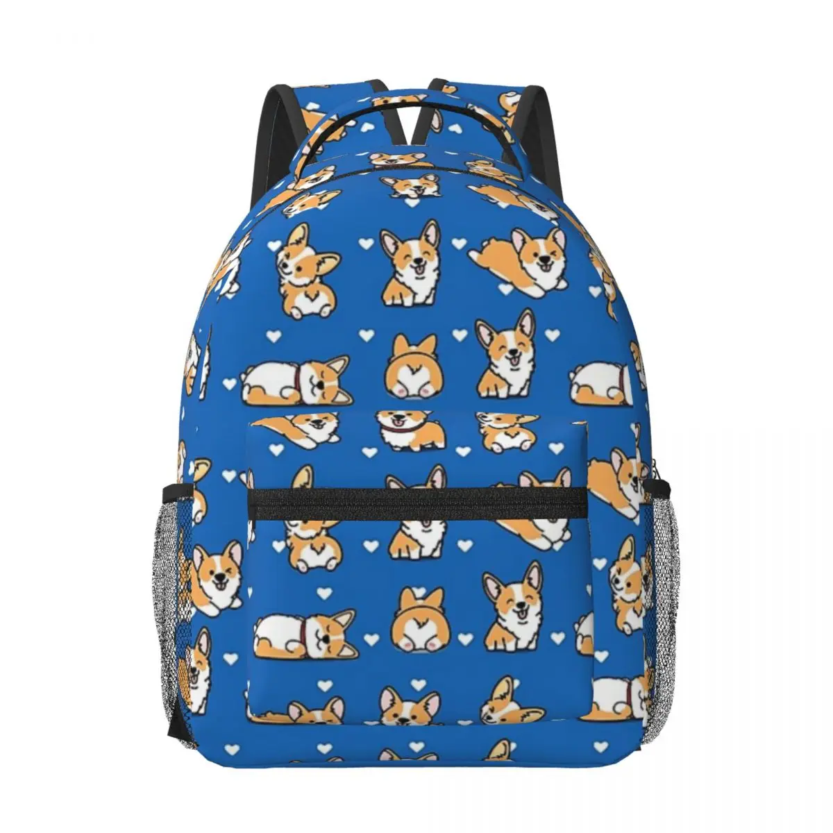 

Kawaii Corgi Woman Backpacks Boys Girls Bookbag Waterproof Children School Bags Portability Laptop Rucksack Shoulder Bag