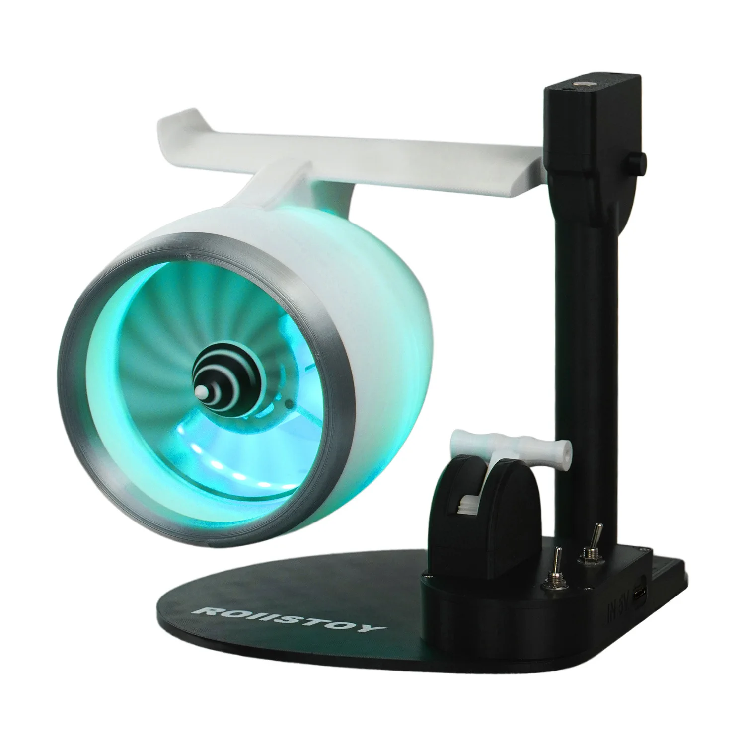 

USB Desktop Fan with Abstract Pattern Plug-In Workstation Dormitory Bedside Home or School