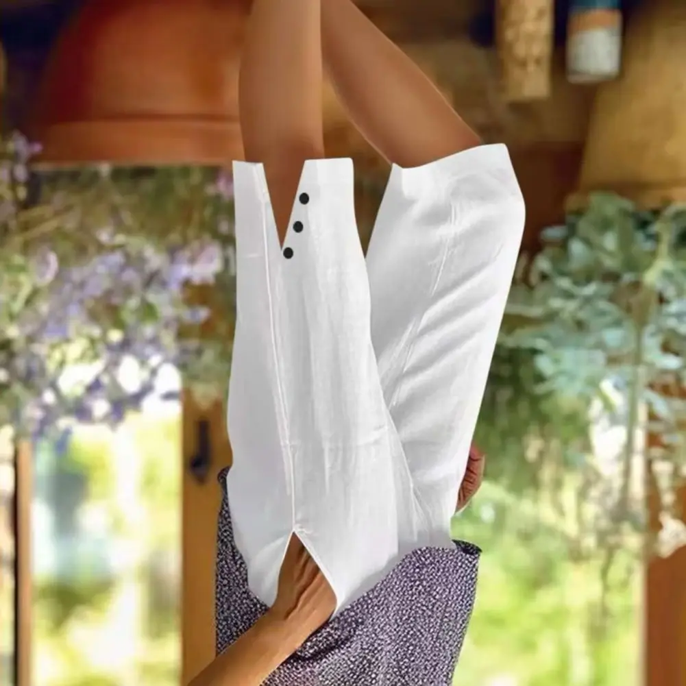 

Women Shorts Wide-leg Shorts Women’s Elastic Waist Wide Leg Short Pants Solid Color Leisure Comfortable Bottoms Summer Shorts