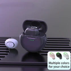 TWS Wireless Earphone Bluetooth Headphones Single Ear In-Ear Earbuds With Mic HD Call Headsets 15 Hours Play Time High Endurance
