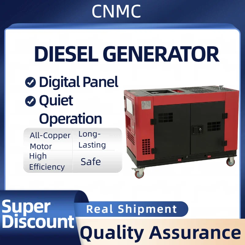 CNMC Diesel Generator 9KW 10KW 11KW 13KW 15KW 20KW Electric Start Four-stroke 50HZ 230V 400V electricity generator CE Certified