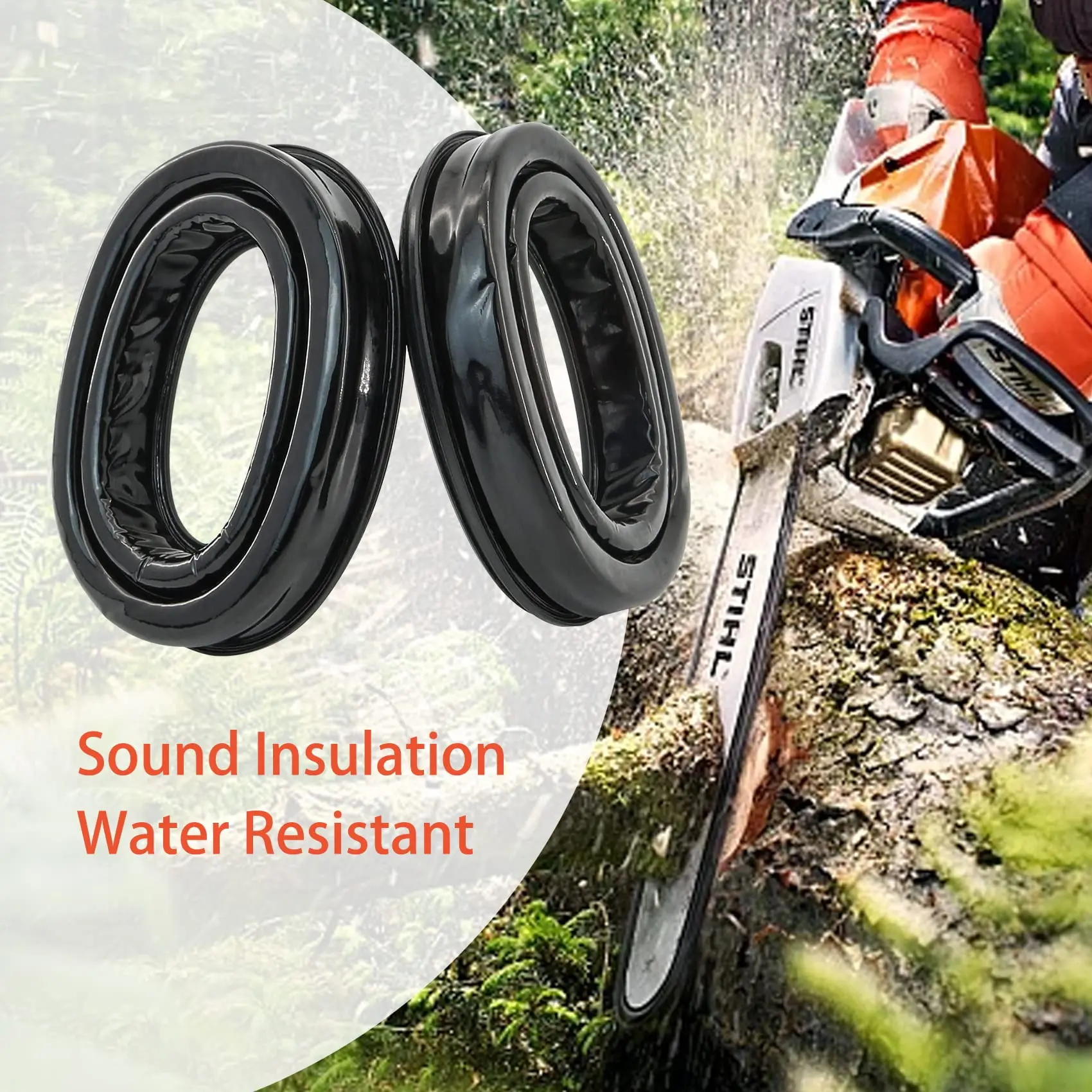 Tactical Headset Gel Ear Pads Upgrade ver. for MSA SORDIN/TCI Liberator Series Tactical Headset Replacement Ear Cups Ear Cushion