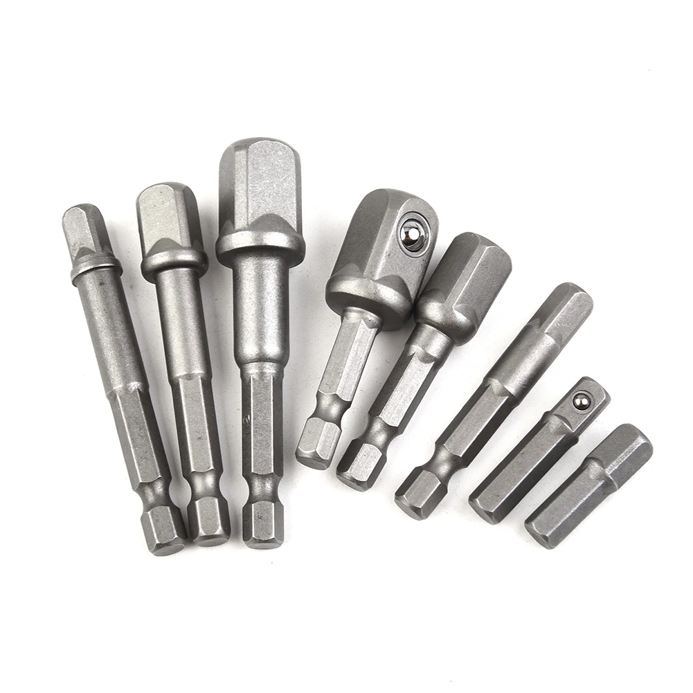 

Nice Portable Pratical High Quality Socket Adapter Bit Adapter 1/4in 1/2 3/8 1/4 2/3/8pcs Chrome Vanadium Steel