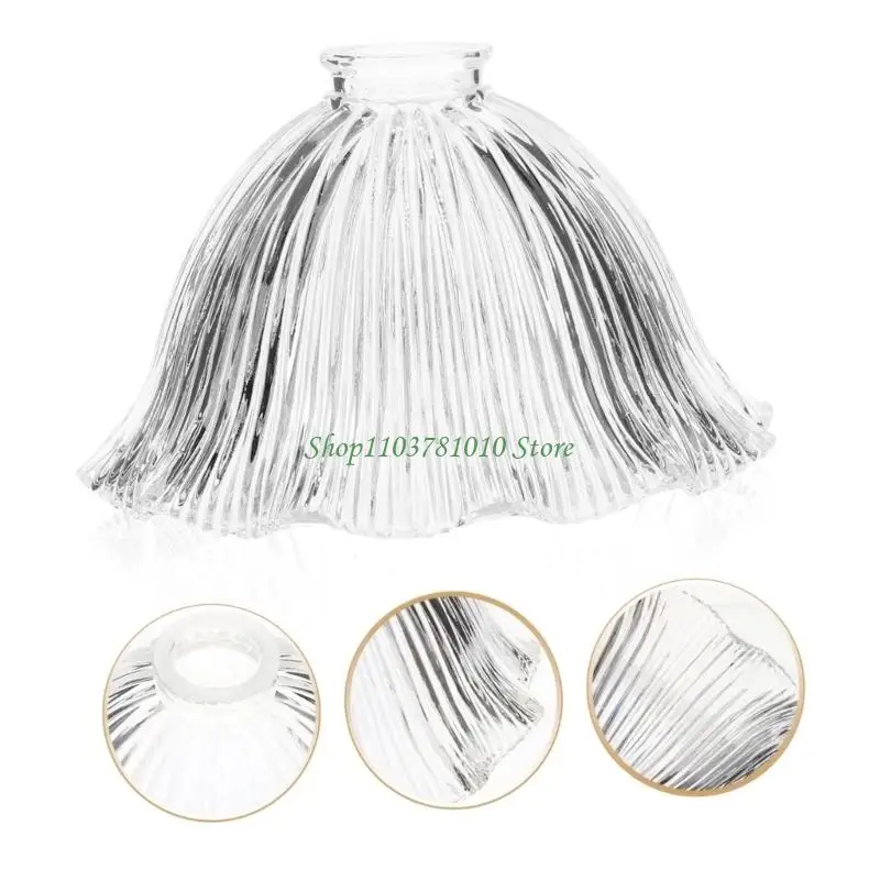 U55D Wall Light Pendant Fixture Cover Elegant Glass Lamp Shade Pendant Light Cover for Pendant Light Wall Sconce Enduring