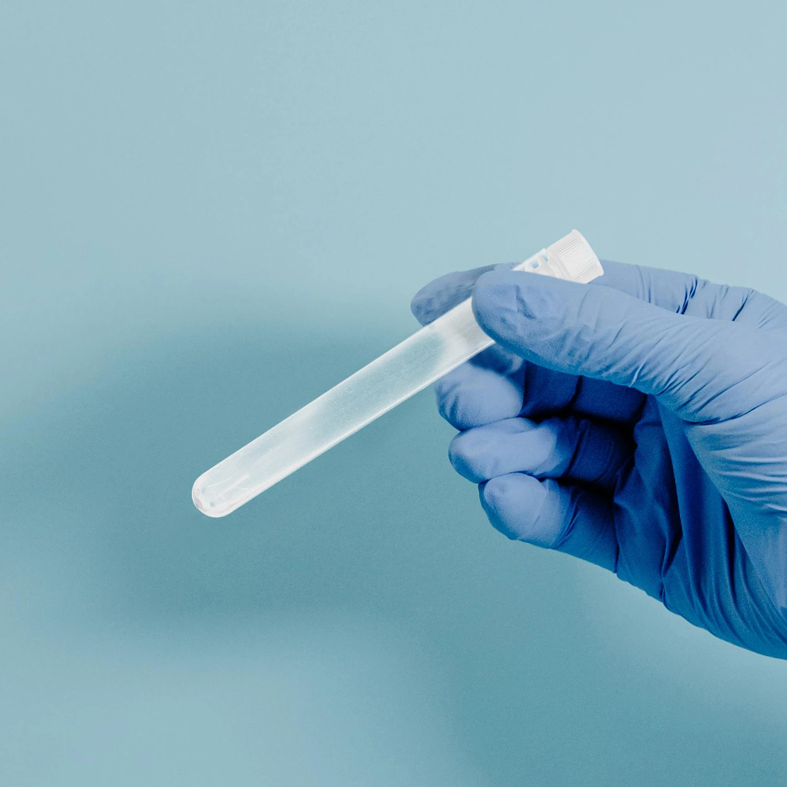 

50 Pcs Disposable Sampling Tube Clear Plastic Test Tubes with Caps Liquid Sample