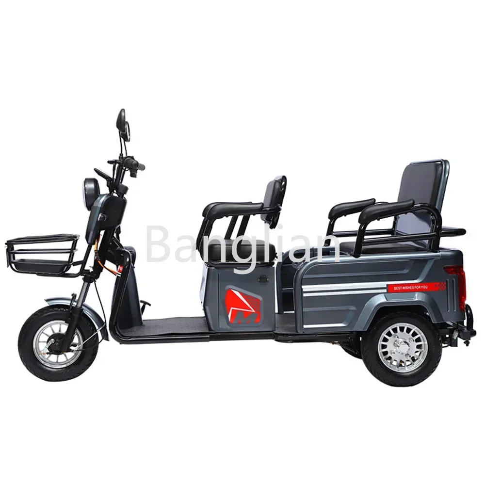 Foldable Electric Vehicle with Lithium Battery, Dual Disc Brake, Passenger and Cargo, 48 V, 60 V, 72V, 600 W, 800 W, 1000W, 25Ah