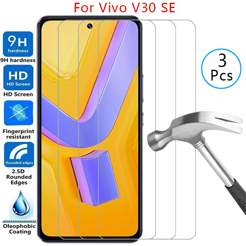 screen protector for vivo v30 se protective tempered glass on vivov30 v 30 30v v30se vivov30se 5g phone film glas 9h viv