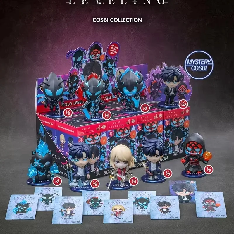 Коллекционная мини-фигурка Hot Toys Solo Leveling Cosbi Blind Box из ПВХ, украшение для стола, загадочная игрушка, подарок на день рождения, оригинал, новинка