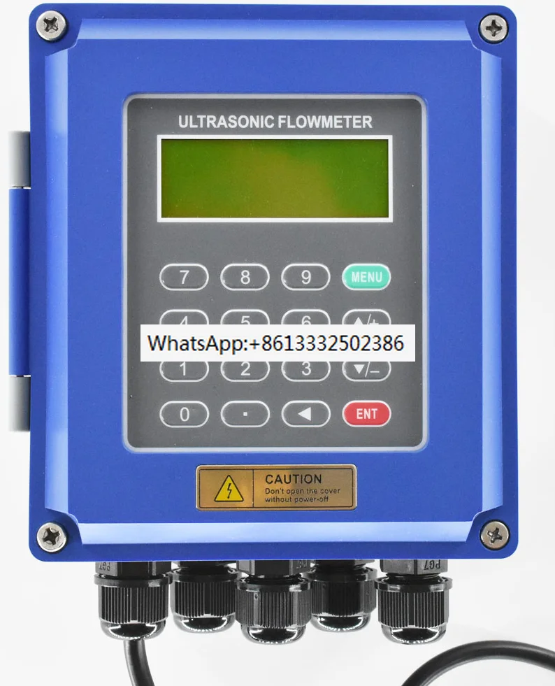 

Digital Ultrasonic Water Flowmeter Wall Mounted Clamp On TM-1 Transducer DN50mm-700 TUF-2000B RS485 interface IP67 protection