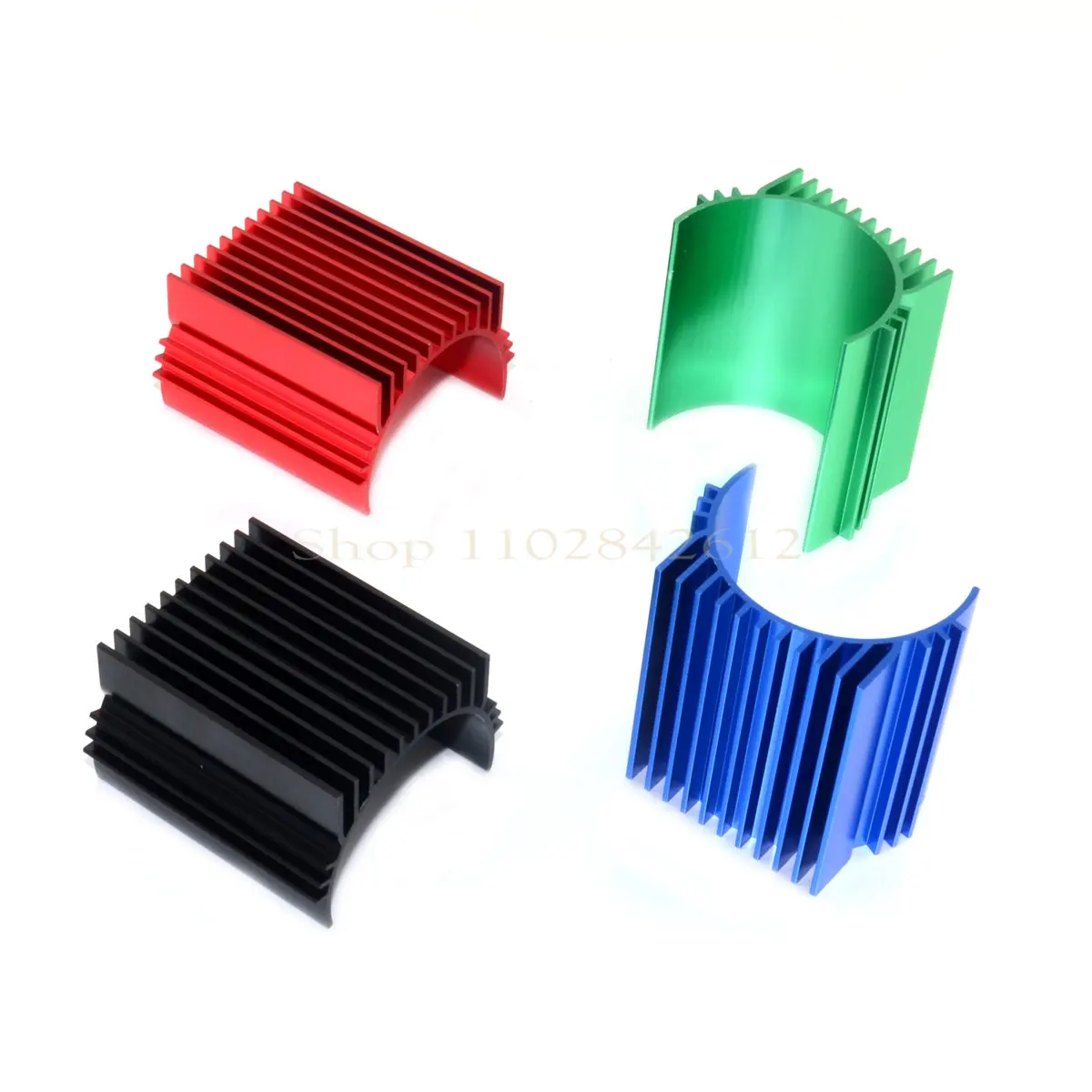 Aluminum Heat sink 40-42mm Motor Cooling Fan Heatsink Without Fan for 4268 4274 4092 1515 1:8 1/10 Buggy Truck RC Car Motors