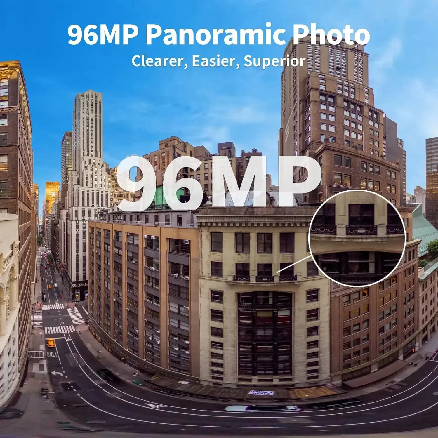 KanDao QooCam 3 360 Action Camera 8K Waterproof Sports with Dual 1 1.7 Sensors 96MP Photo HDR F1.6
