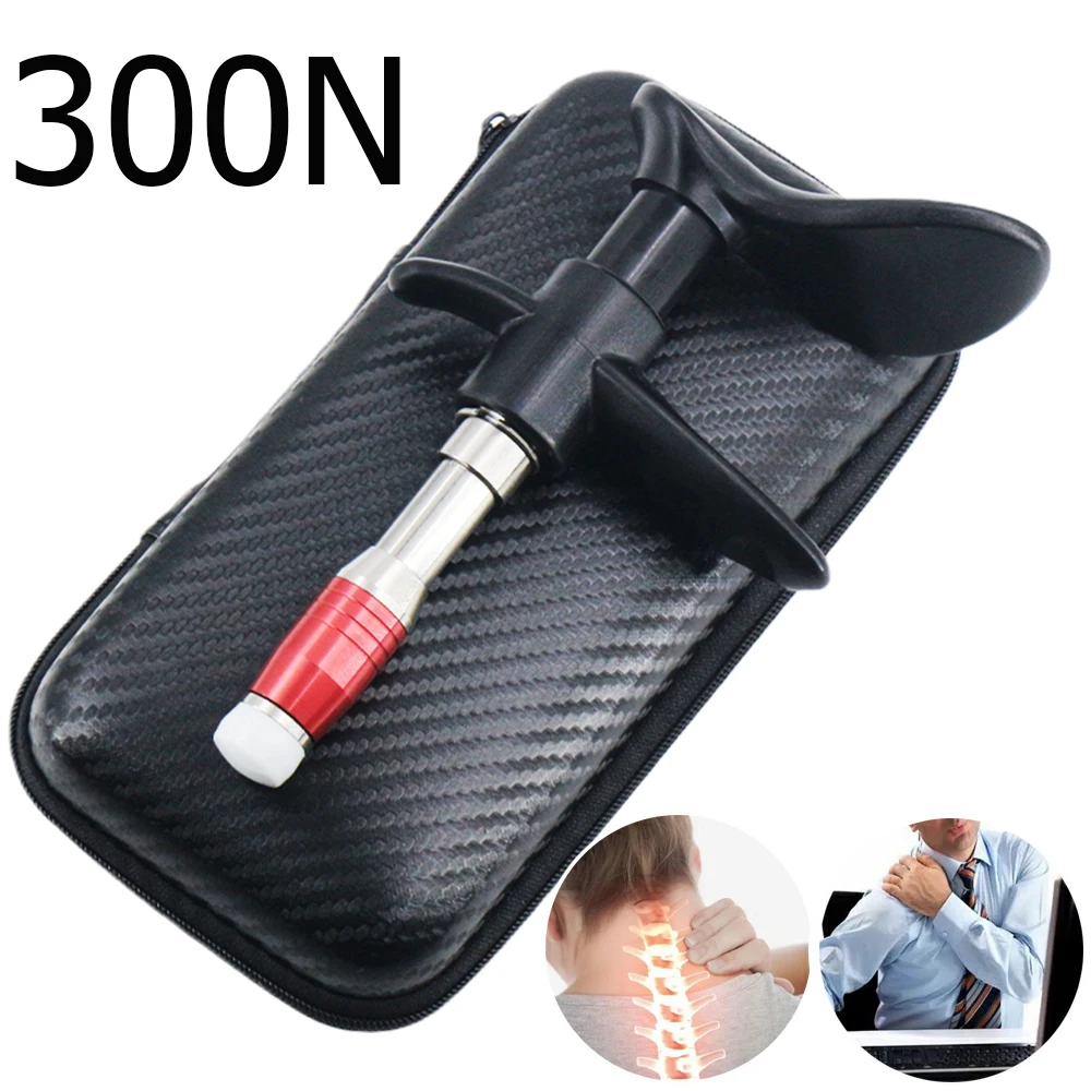 

10 Level Chiropractic Adjustment Tool Professional Manual Gun Spine Health Care Back Massager 300N Cervical Spine Correction Gun