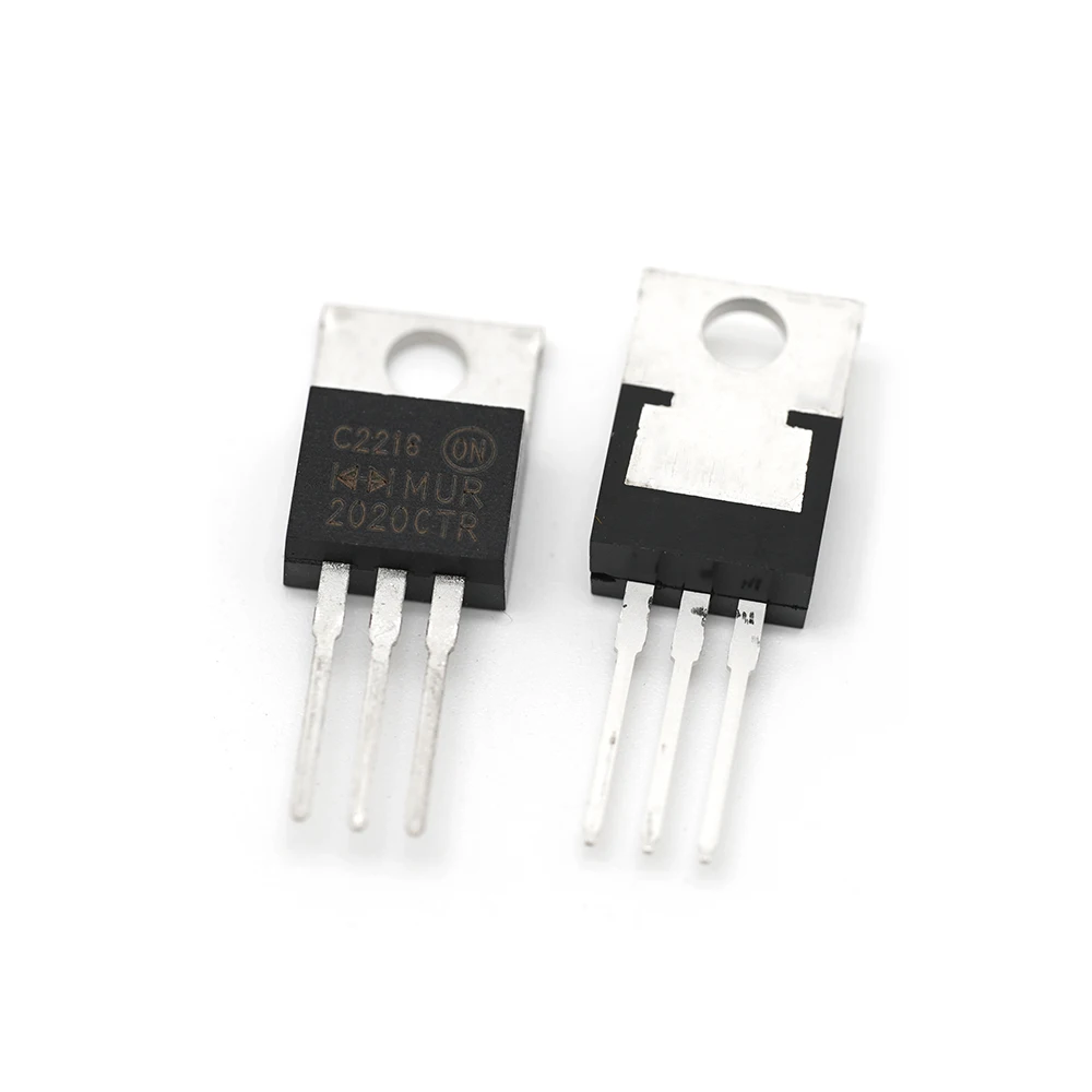 10PCS/ Schottky diode MUR2020CTR TO-220 common anode MUR2020CT common cathode pair tube fast recovery