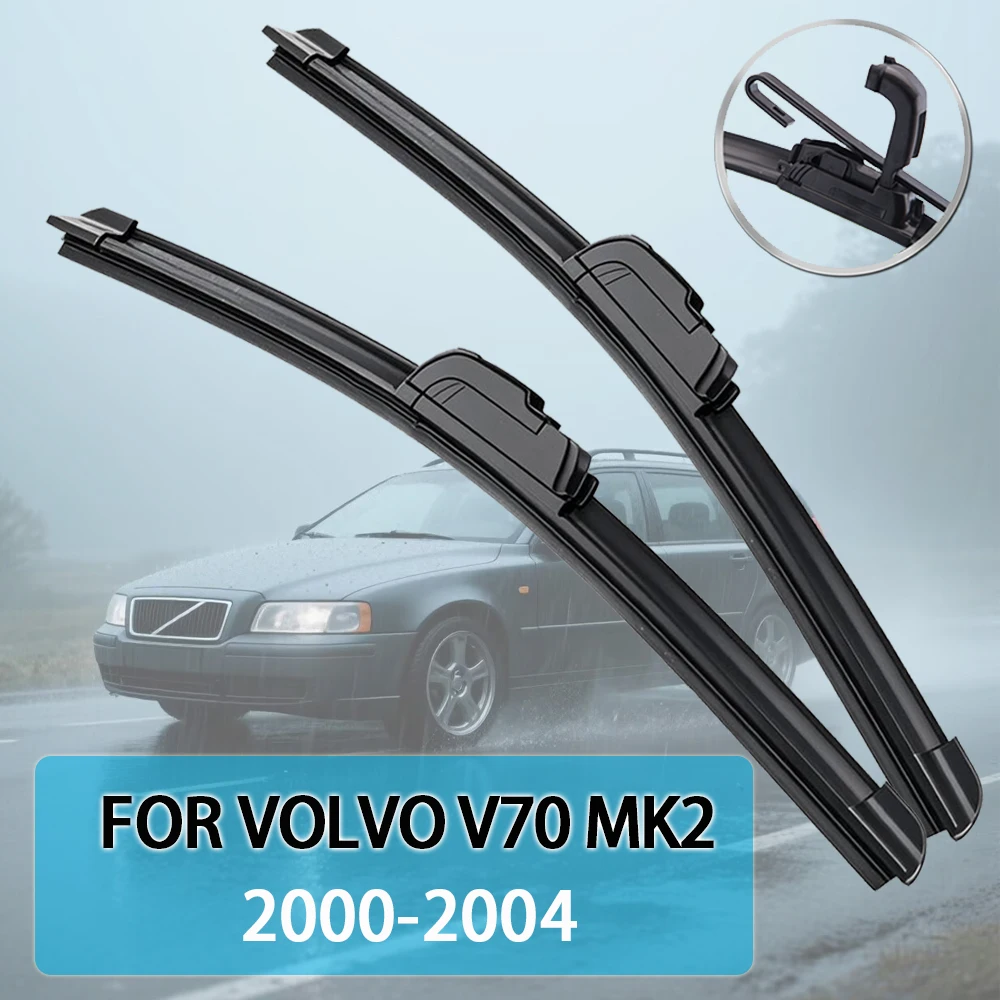 Escobilla limpiaparabrisas de coche para VOLVO V70 MK2 2000-2016 limpiaparabrisas de goma de repuesto limpiaparabrisas delantero accesorios para automóvil