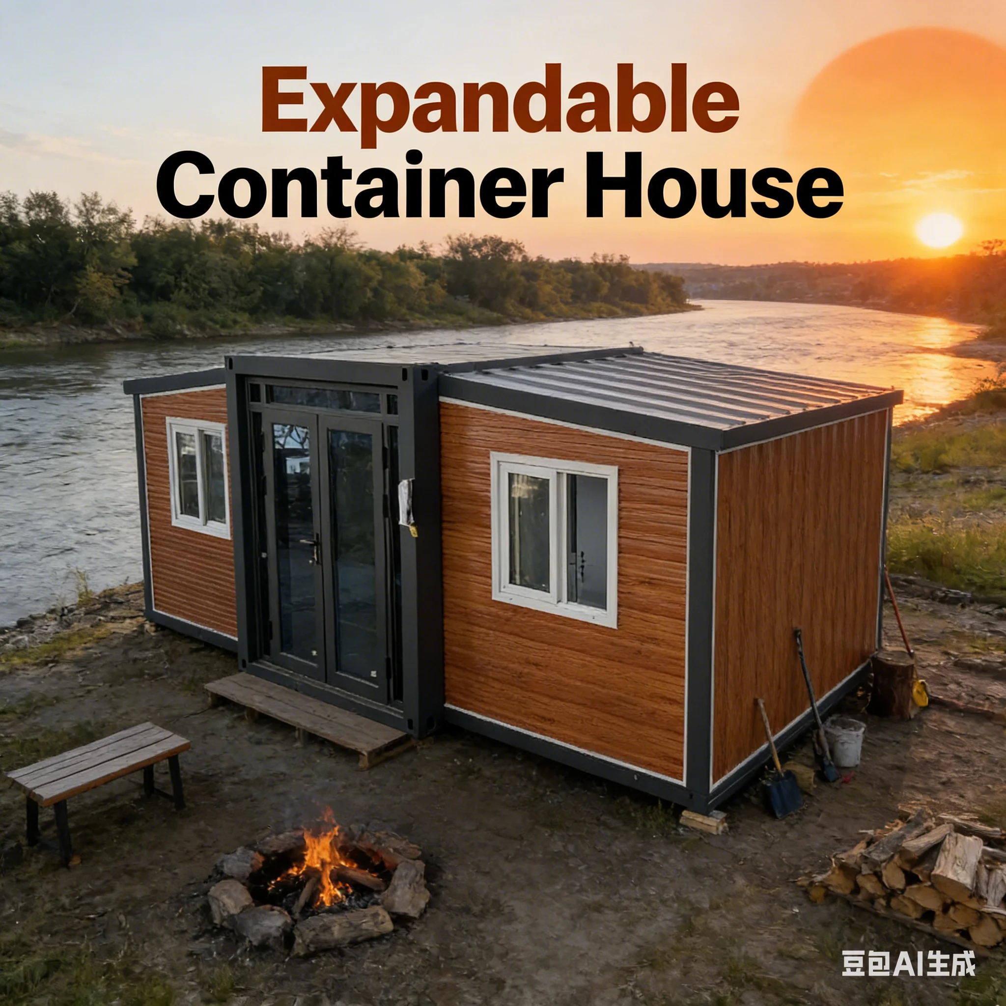 Customized Prefab China Pre Fabricated Modular Portable Tiny Detachable Flat Pack Shipping Container Kit Office House Home Hot S
