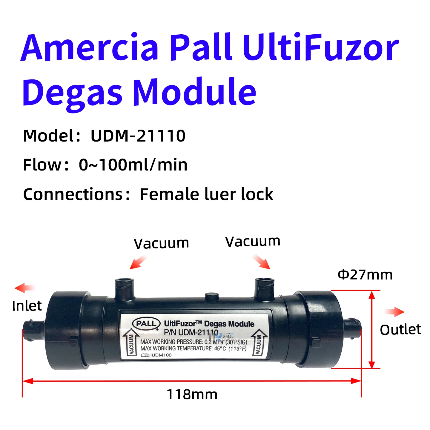 

4PCS PALL Filter Degas Module for Flora/Handtop/Wit-color/JHF/ Myjet Printers Degassing Membrane P/N UDM-21110