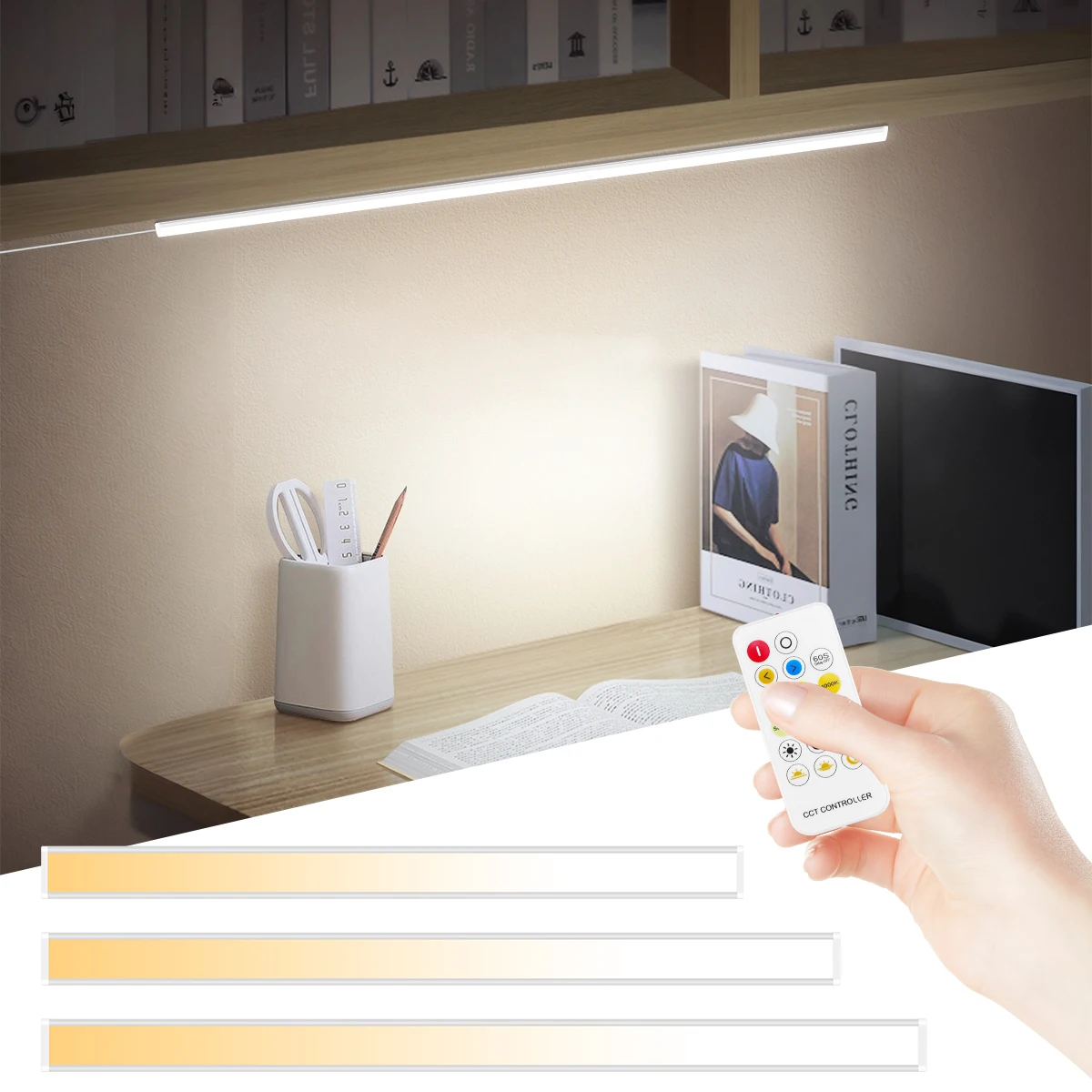

48CM LED Light Tube CCT Changeabele Dimmable Living Room Showroom Shop Decorative Lighting 24V 8W Closet Wall Lamp