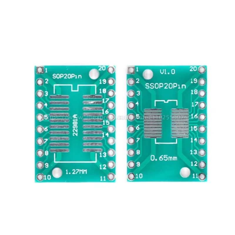 10PCS PCB Board SMD Turn To DIP SOP MSOP SSOP TSSOP SOT23 SOP8 SOP14 SOP16  SOP20 SOP24 SOP28 IC SMT QFN FQFP TQFP 32 44 64 100