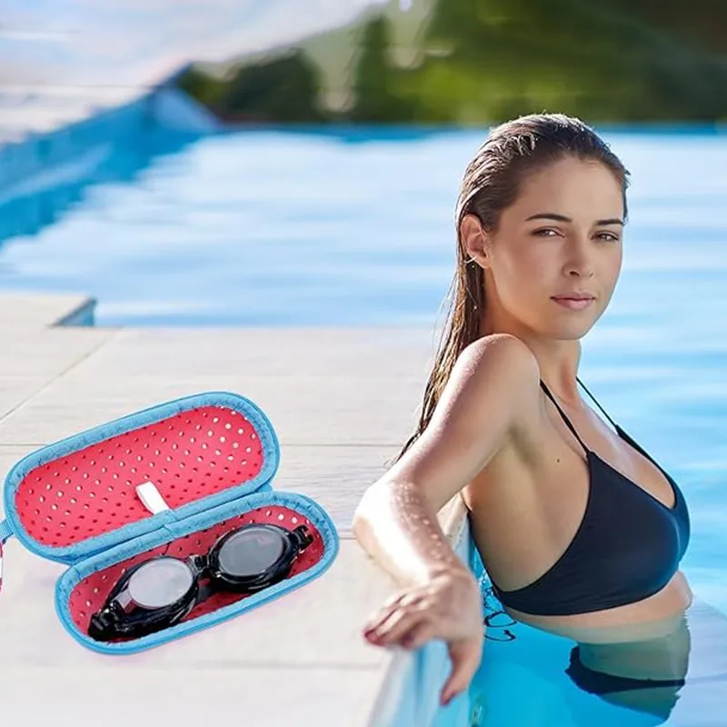 لينة نظارات السباحة صندوق تخزين تنفس إيفا قصر النظر نظارات حالة النظارات الشمسية المنظم العين ارتداء الملحقات نظارات مربع
