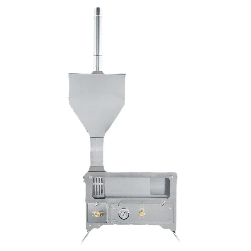 

Outdoor camping stove with baking oven, portable pellet/wood heater for tents, vans, cabins, winter survival, cooking