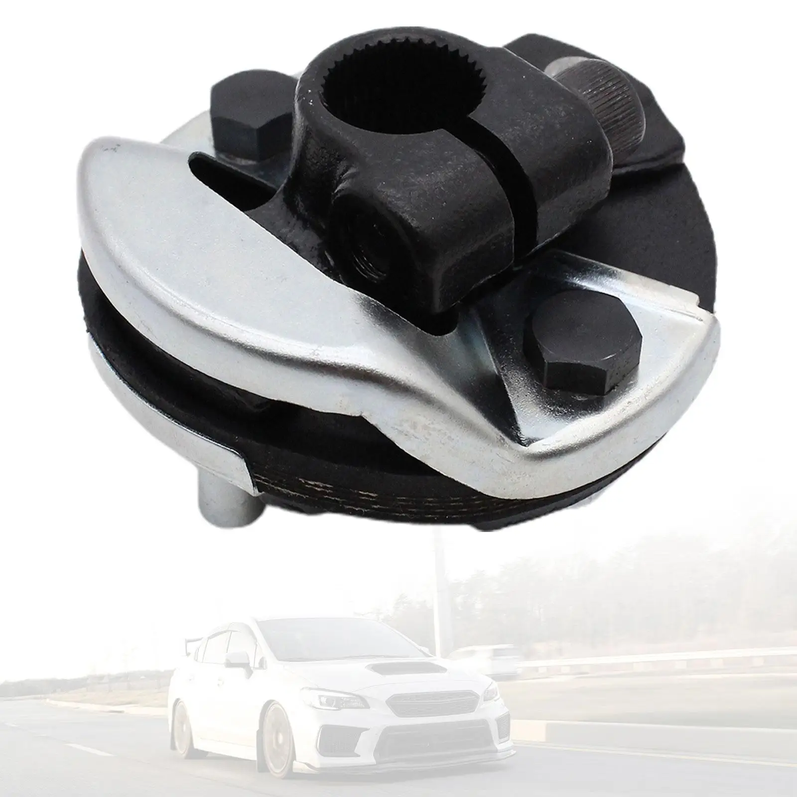 

Steering Rag Joint Assembly Spare Parts Metal Silvery Black Repair Accessory for GM 800 Model SRJ007