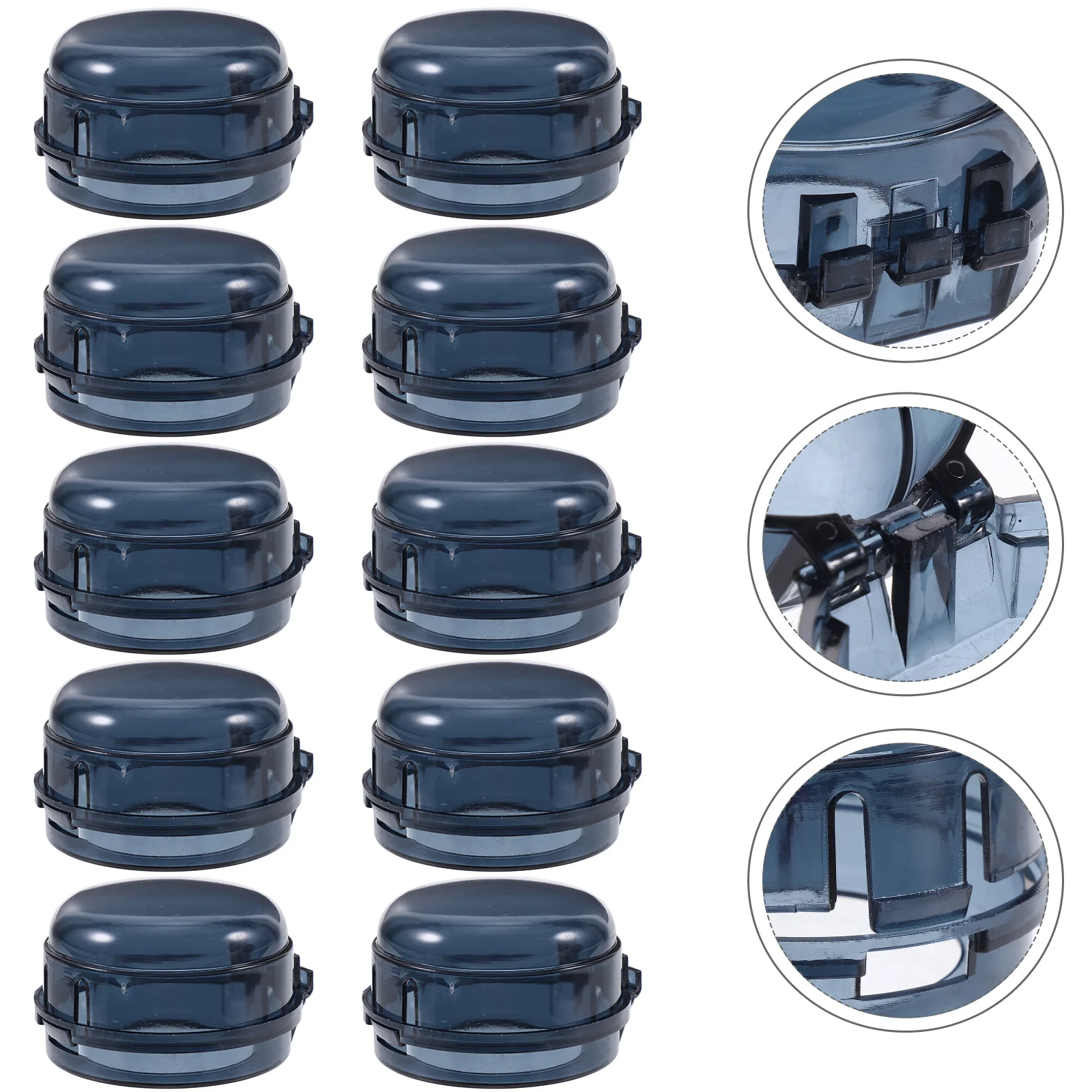 

10pcs 10 Stove Knob Covers Black Gas Stove Child Proof Knobs Oven Switch Protection Safety Kids Toddler Guards Fits Most Stoves