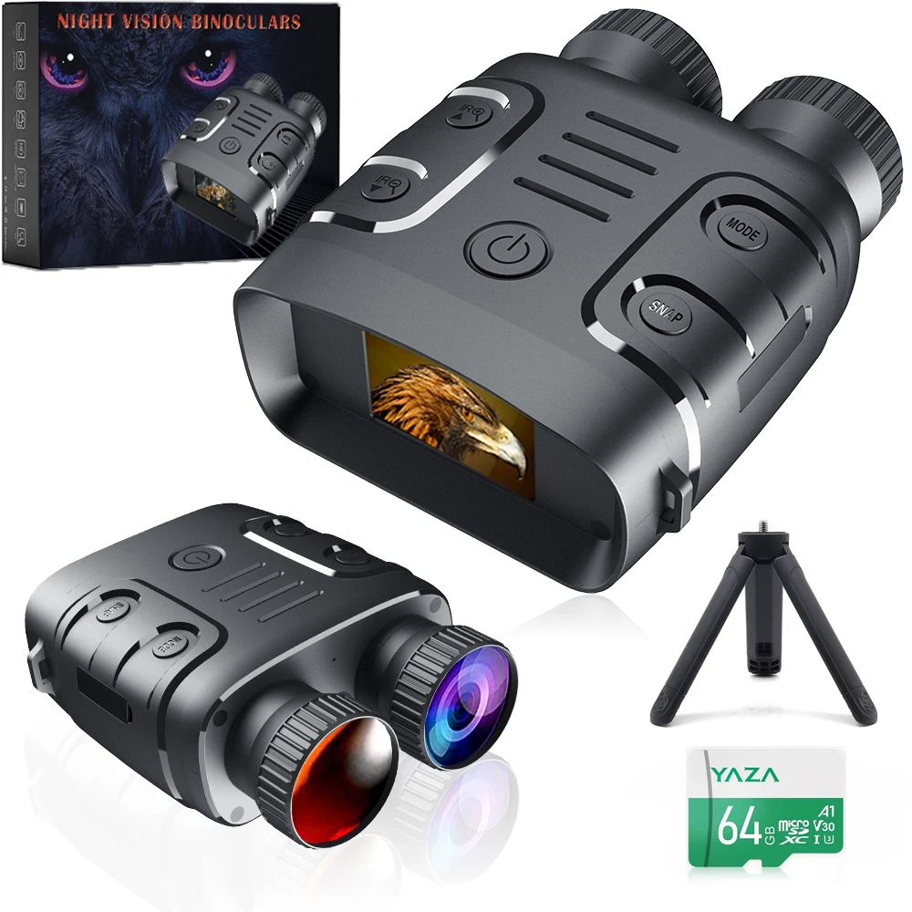 

R18 Digital Night Vision Binoculars Device 1080P HD 850nm Infrared 5X Zoom Hunting Night Vison Goggles Outdoor Full Dark 300m