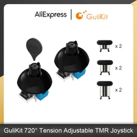 GuliKit 720 ° Joystick TMR de tensión ajustable para PS4 PS5 Edge Gamepad para Switch Pro Xbox Series controlador accesorios de juego