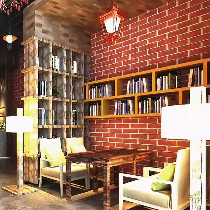 النمط الصيني الجديد نمط الطوب الرجعية الطوب الأحمر الأزرق الطوب العتيقة الطوب خلفية الطوب الثقافي ورق الحائط الخلفية الحجرية #5