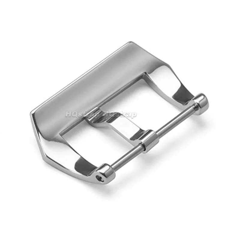 316L Stainless Steel Buckle 20mm 22mm 24mm 26mm for Panerai PAM Matte Polished Pin Clasp Metal Silver Black Button Accessories
